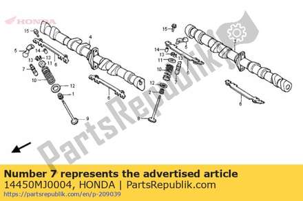 Adjuster, hydraulic lash 14450MJ0004 Honda