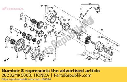 Gear c,idle 28232MK5000 Honda