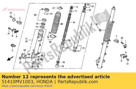 Pipe comp., fr. fork (showa) 51410MV1003 Honda