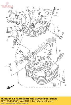 Gear, driven 1E6178410000 Yamaha