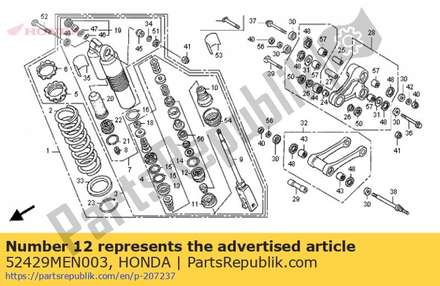 Case comp., rod guide 52429MEN003 Honda