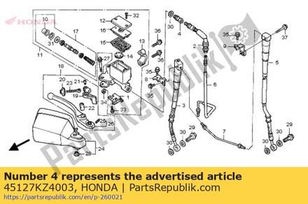 Joint, brake hose 45127KZ4003 Honda