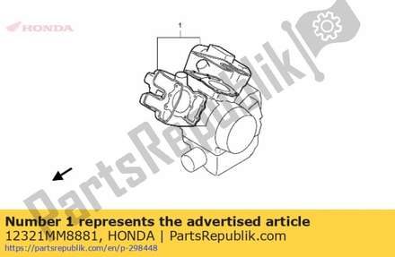 Gasket, cam chain cover 12321MM8881 Honda