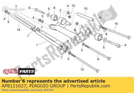 Connecting rod pivot pin AP8121627 Piaggio Group