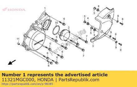 Cover, l. crankcase 11321MGC000 Honda