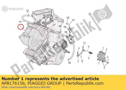 Motor AP8176156 Piaggio Group