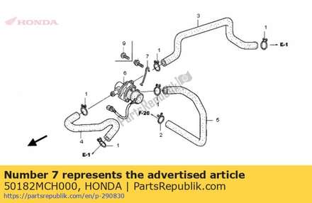 Stay, air injection contr 50182MCH000 Honda