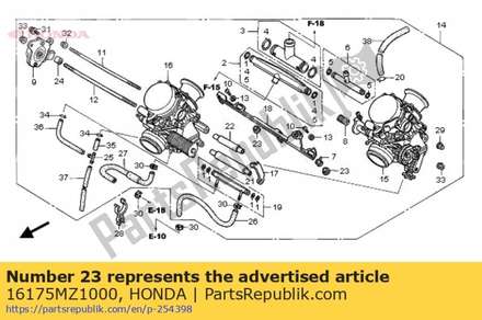 Halsband 16175MZ1000 Honda
