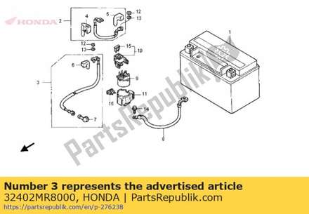 Cable,start.motor 32402MR8000 Honda