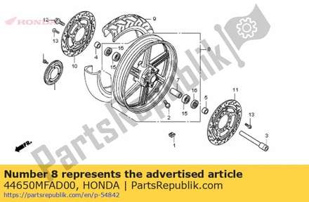 Wheel sub assy., fr. 44650MFAD00 Honda
