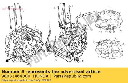Bout, cilinderbout 90031464000 Honda