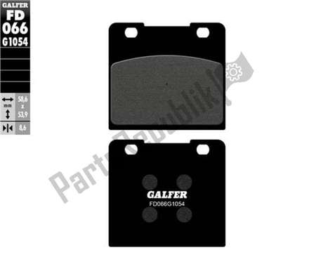 Semi-metallic brake pads FD066G1054 Galfer