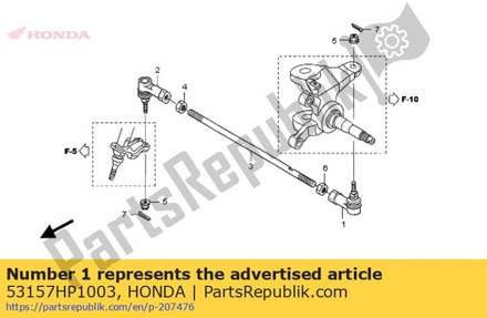 End comp., r. tie rod (ri 53157HP1003 Honda