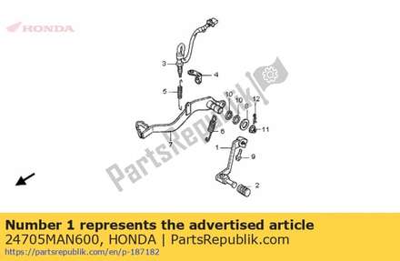 Pedal comp., change 24705MAN600 Honda