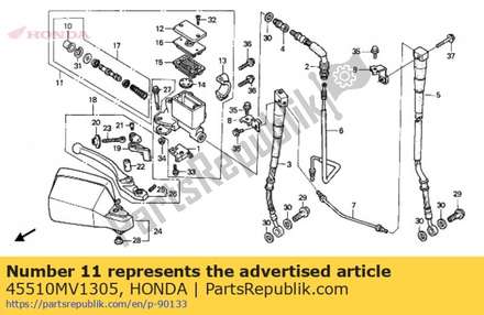 Cylinder sub assy., fr. b 45510MV1305 Honda