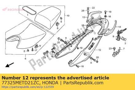Set illust*type3* 77325METD21ZC Honda