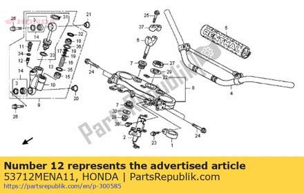 Piece,adjust 53712MENA11 Honda