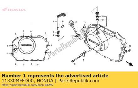 Cover comp., r. crankcase 11330MFFD00 Honda