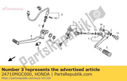 Arm comp., change 24710MGC000 Honda