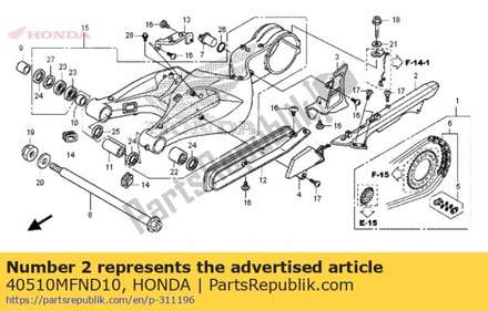Case a, drive chain 40510MFND10 Honda