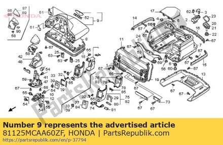 Set illust*type6* 81125MCAA60ZF Honda