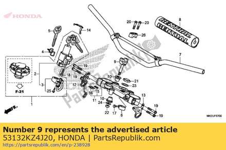 Holder, handle under 53132KZ4J20 Honda