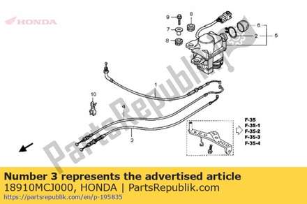 Cable comp. a, ex. valve 18910MCJ000 Honda