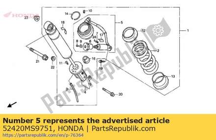Adjuster comp.,sp 52420MS9751 Honda