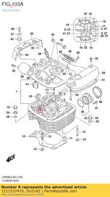 Guide,valve 1111537470 Suzuki