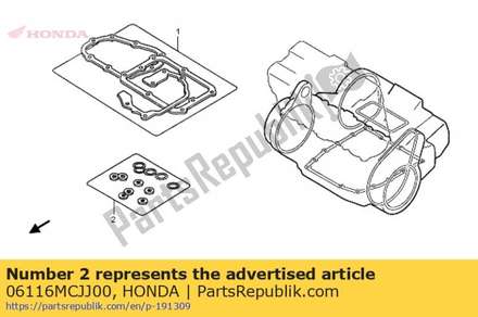Washer oring kit b (component parts) 06116MCJJ00 Honda