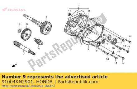 Bearing, ball radial, 6201 (ntn) 91004KN2901 Honda