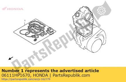 Gasket kit a 06111HP1670 Honda