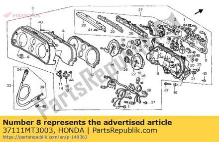 Case assy. 37111MT3003 Honda