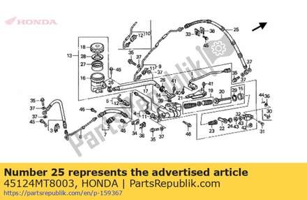 Hose, l. fr. brake (nichi 45124MT8003 Honda