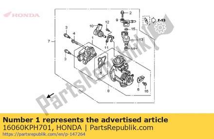 Sensor comp., throttle 16060KPH701 Honda