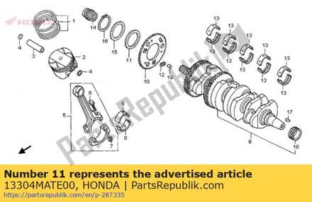 Spring, sub gear friction 13304MATE00 Honda