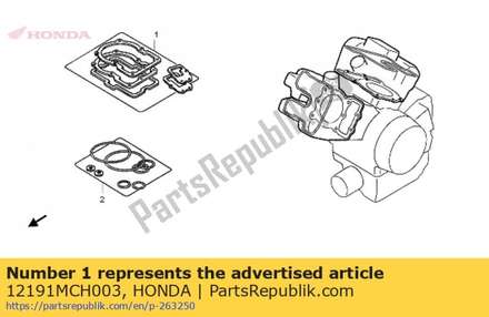 Gasket, cylinder 12191MCH003 Honda