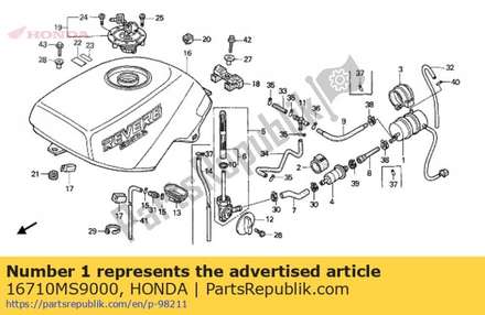 Pump assy.,fuel ( 16710MS9000 Honda