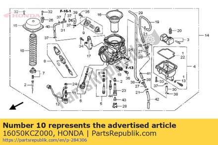 Spring, compression coil 16050KCZ000 Honda