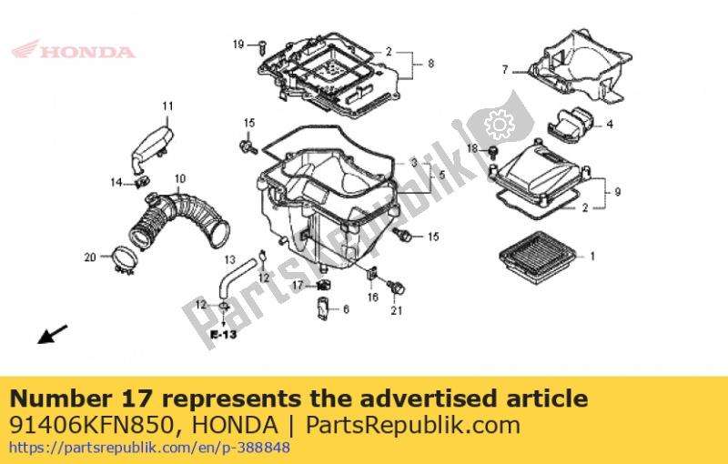 Honda Kühlerschlauch Klemme