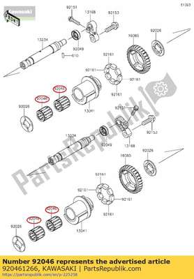 Bearing-needle zx1200-a1 920461266 Kawasaki