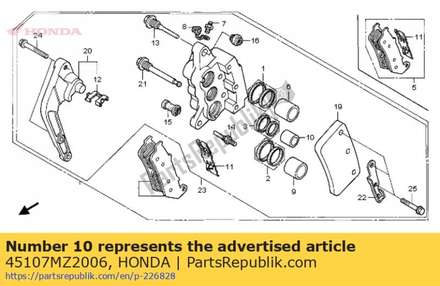 Piston 45107MZ2006 Honda