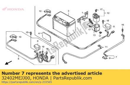Cable,start motor 32402MEJJ00 Honda