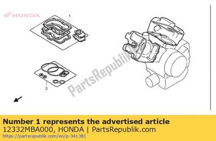 Gasket, breather cover 12332MBA000 Honda