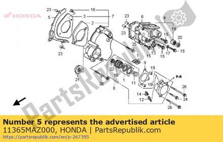 Plate, drive chain guide 11365MAZ000 Honda