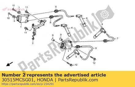 Stay, r. ignition coil 30515MCSG01 Honda