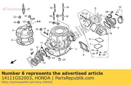 Reed valve only 14111GS2003 Honda