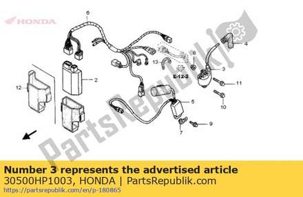 Ignition coil 30500HP1003 Honda