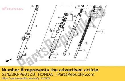 Case comp., r. fr. bottom * nh303m * (nh303m mat axis gray metallic) 51420KPP901ZB Honda