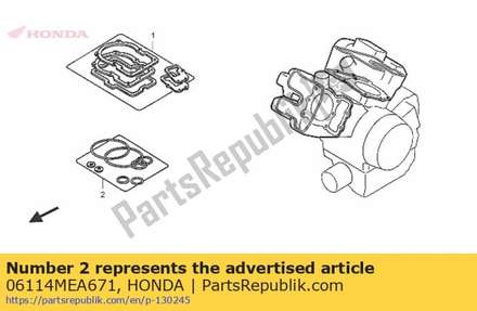 Washer oring kit a (component parts) 06114MEA671 Honda